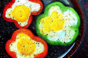 Egg pepper rings are so fun you'll forget all about your winter blues!