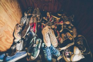 A spring cleaning should extend to your wardrobe. Do you really need 20 pairs of sneakers, or could you live without some old beat-up pairs?