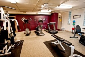 Cambridge Villas offers residents a fitness facility.