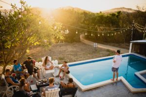 The first step to hosting a killer pool party is making sure you have a pool, and that it is safe to use.