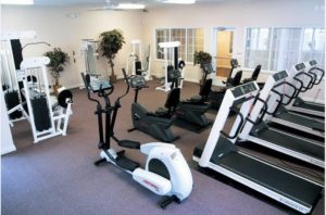 Valley View Estates offers residents a wide variety of amenities, including the use of a fitness center!