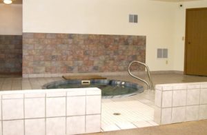 After a long day, residents of Southwind Apartments can unwind in the indoor hot tub or sauna. 