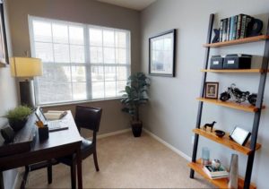 Work from home? GrandeVille at Cascade Lake offers floorplans ideal for a home office!